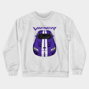 Viper SRT10-purple and white Crewneck Sweatshirt